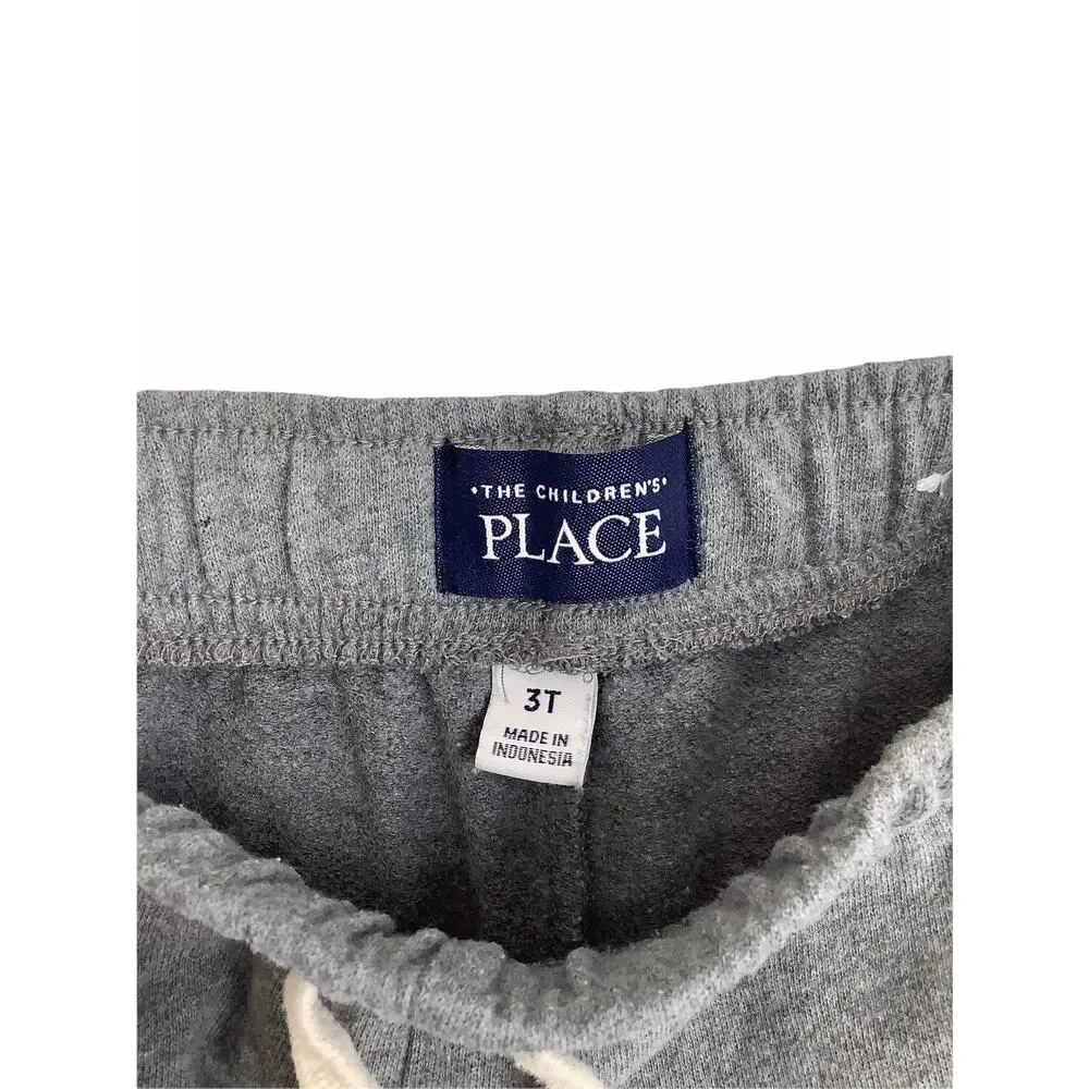 The Children's Place Boy's Gray Jogger Sweatpants Kid's Toddler Size 3T